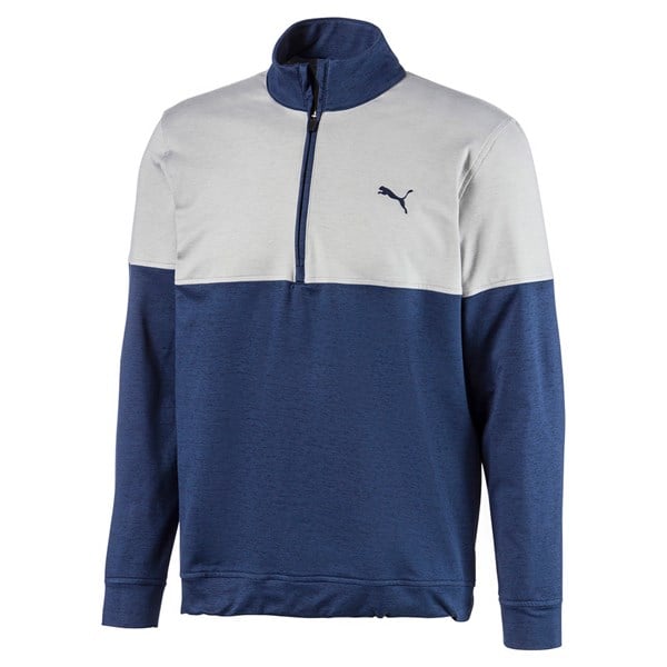 Puma Mens Quarter Zip Warm Up Pullover