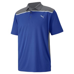 Puma Mens Rotation Bonded Colour Block Polo Shirt