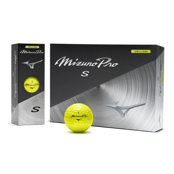 Mizuno Pro S Yellow Golf Balls(12 Balls)