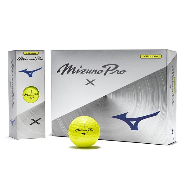 Mizuno Pro X Yellow Golf Balls(12 Balls)