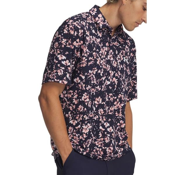 Under Armour Mens Floral Hazard Matchplay Printed Polo Shirt