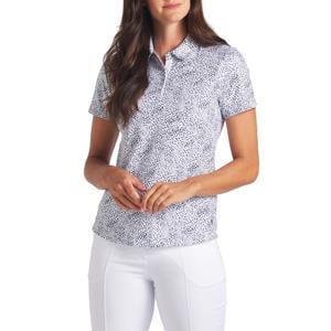 Puma Ladies Cloudspun Microdot Short Sleeve Polo Shirt