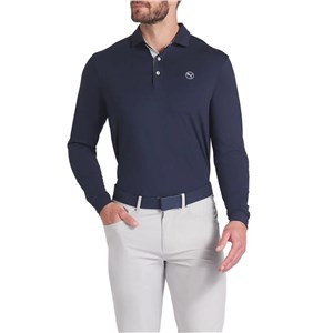 Puma Mens Cloudspun Midweight Long Sleeve Polo Shirt