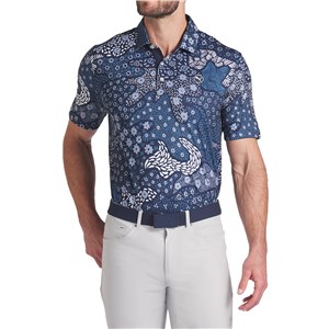 Puma Mens Cloudspun Bloom Camo Polo Shirt