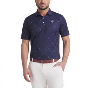 Puma Mens Pure 2.0 Argyle Polo Shirt