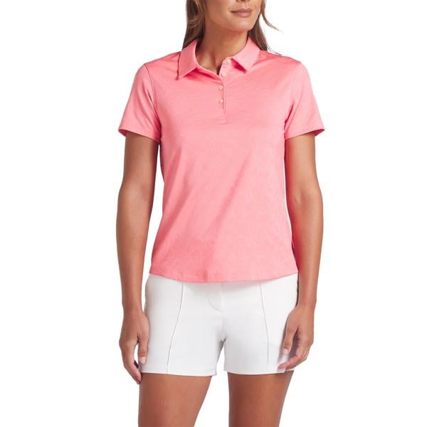 Puma Ladies Mattr Lianas Jacquard Short Sleeve Polo Shirt