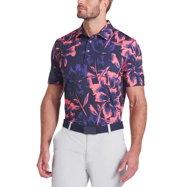 Puma Mens MATTR Broken Flower Polo Shirt
