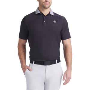 Puma Mens MATTR Stripe Jacquard Polo Shirt