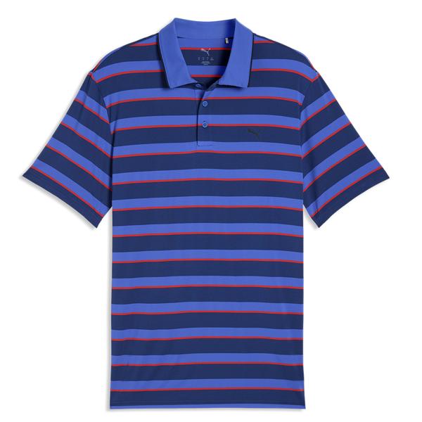 Puma Mens Cloudspun Stripe Polo Shirt
