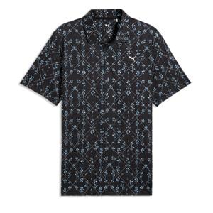 Puma Mens Cloudspun Argyle Bloom Polo Shirt
