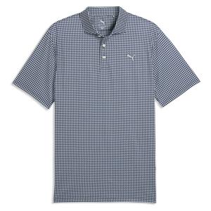 Puma Mens Cloudspun Mono Check Polo Shirt