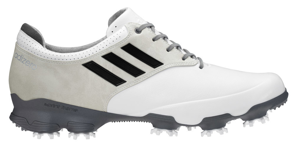 adidas adizero Tour Golf Shoe White Black