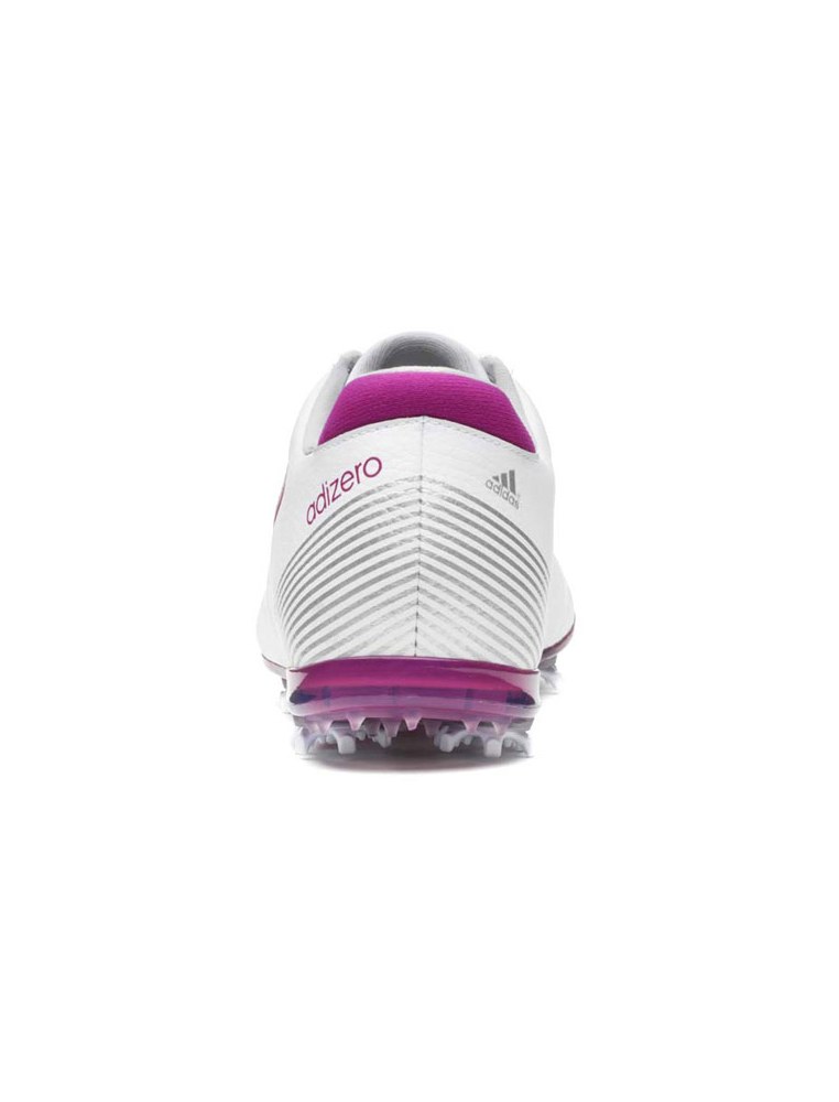 adidas Ladies Adizero Tour Golf Shoe White Pink