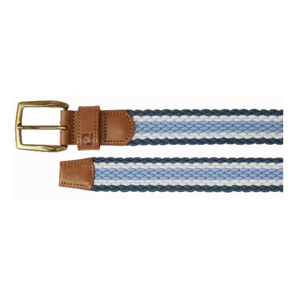 FootJoy Mens Striped Braided Belt