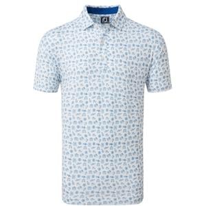 FootJoy Mens Travel Print Lisle Polo Shirt
