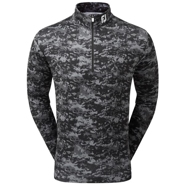 FootJoy Mens Cloud Camo Print Midlayer Pullover