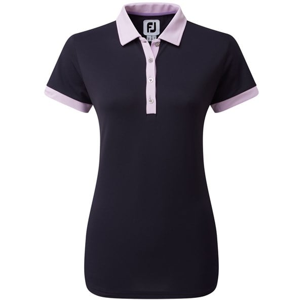 FootJoy Ladies Colour Block Pique Polo Shirt