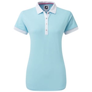 FootJoy Ladies Colour Block Pique Polo Shirt