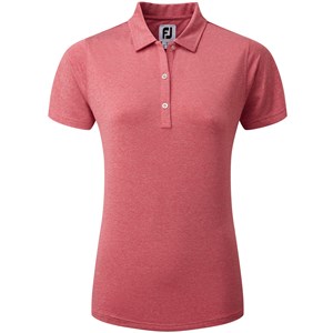 FootJoy Ladies Heather Self Collar Lisle Polo Shirt