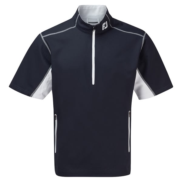 FootJoy Mens Half Zip Short Sleeve Windshirt