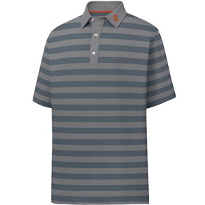 Footjoy Mens Pique Rugby Stripe Polo Shirt