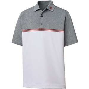 Footjoy Mens Colour Block Lisle Polo Shirt