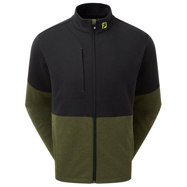 FootJoy Mens Colour Block Full-Zip Chill-Out Fleece