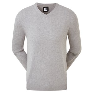 FootJoy Mens Wool Blend V-Neck Pullover