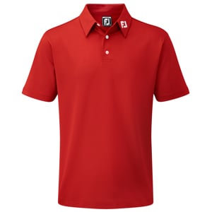 FootJoy Boys Stretch Pique Solid Polo Shirt