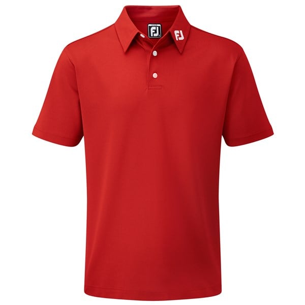 FootJoy Boys Stretch Pique Solid Polo Shirt