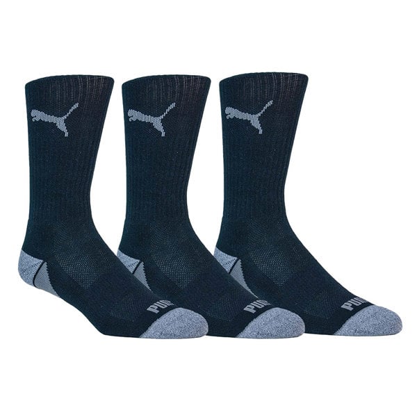 Puma Mens Pounce Crew Socks (3 Pairs)