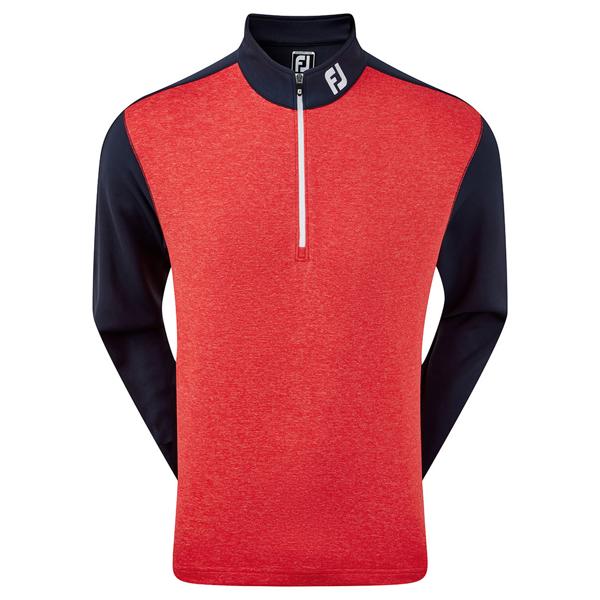 FootJoy Mens Heather Colour Block Chill Out Pullover