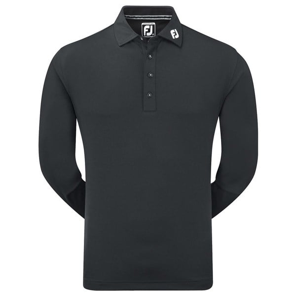 FootJoy Mens Long Sleeve Thermolite Smooth Pique Polo Shirt