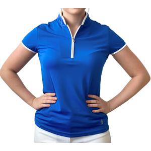 Pure Golf Ladies Bloom Cap Sleeve Polo Shirt