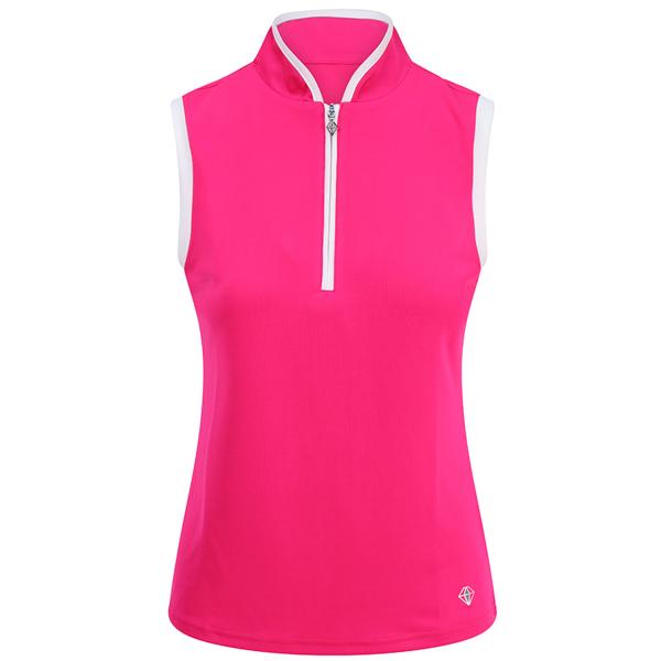 Pure Golf Ladies Bloom Sleeveless Polo Shirt