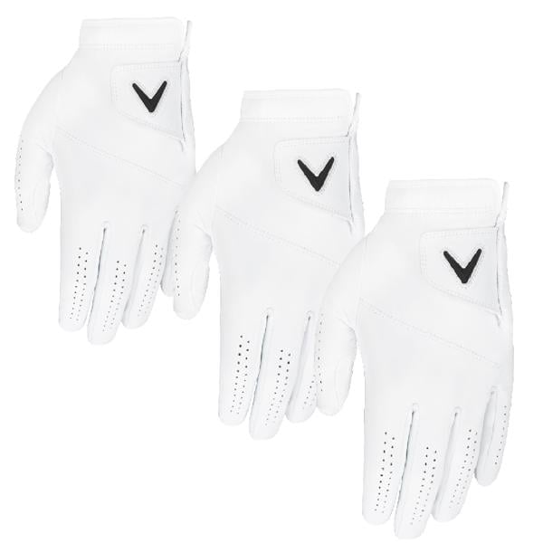 Callaway Mens Tour Authentic Golf Gloves (3 Pack)