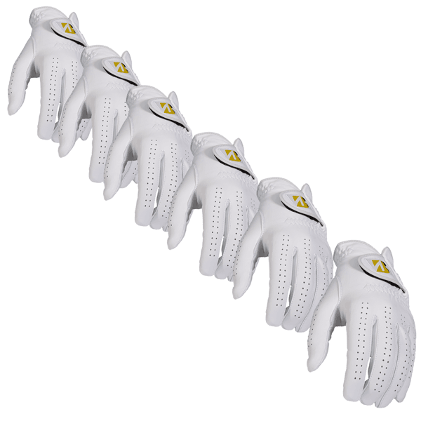 Bridgestone Tour Premium Leather Golf Gloves (6 Pack)