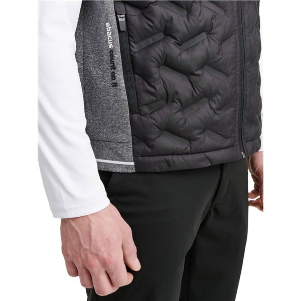 abacus mens grove hybrid vest 6289 black antracit ex7