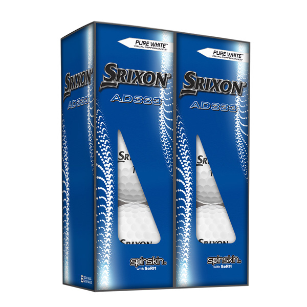 Srixon AD333 White Golf Balls (6 Balls)