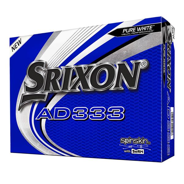 Srixon AD333 Pure White Golf Balls (12 Balls)