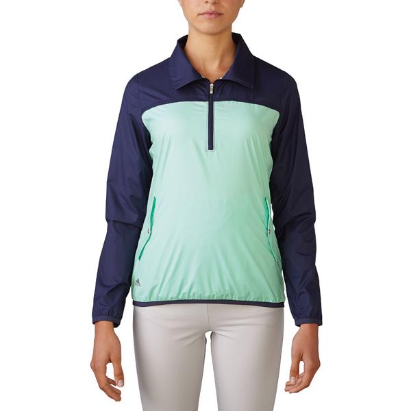 adidas Ladies Quarter Zip Wind Jacket