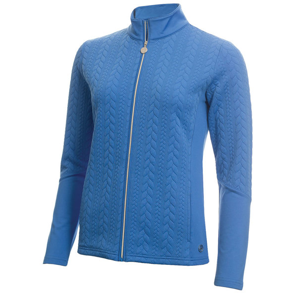 Green Lamb Ladies Kami Cable Full Zip Pullover