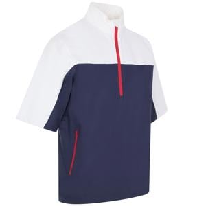 Ashworth Mens Waterproof Half Sleeve 1/4 Zip Pullover
