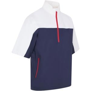 Ashworth Mens Waterproof Half Sleeve 1/4 Zip Pullover