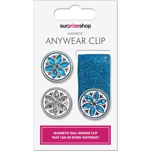 Crystal and Glitter Anywear Ball Marker Clips