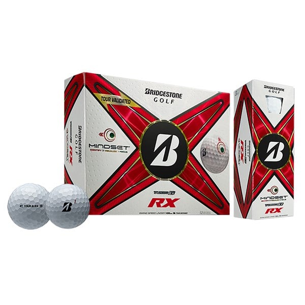 Bridgestone Tour B RX Mindset White Golf Balls (12 Balls) 2024