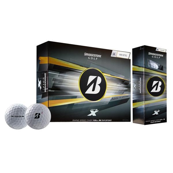 Bridgestone Tour B X White Golf Balls (12 Balls) 2026