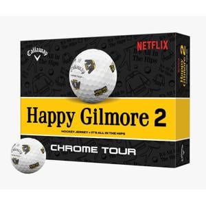 Limited Edition - Callaway Chrome Tour Happy Gilmore 2 Golf Balls - It's All In The Hips
