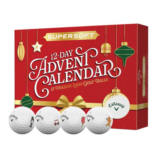 Limited Edition - Callaway SuperSoft Advent Calendar Golf Balls (12 Balls)
