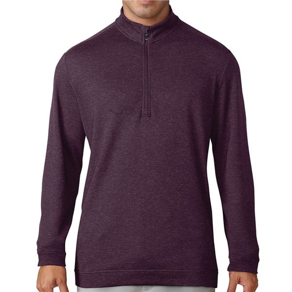 adidas Mens Wool Quarter Zip Pullover